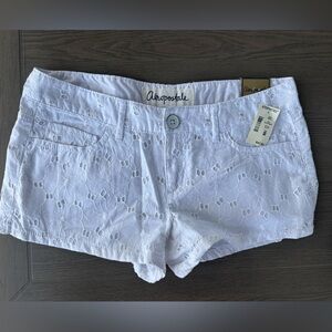 NWT white Aeropostale shorts size 5/6 coastal cowgirl shorts